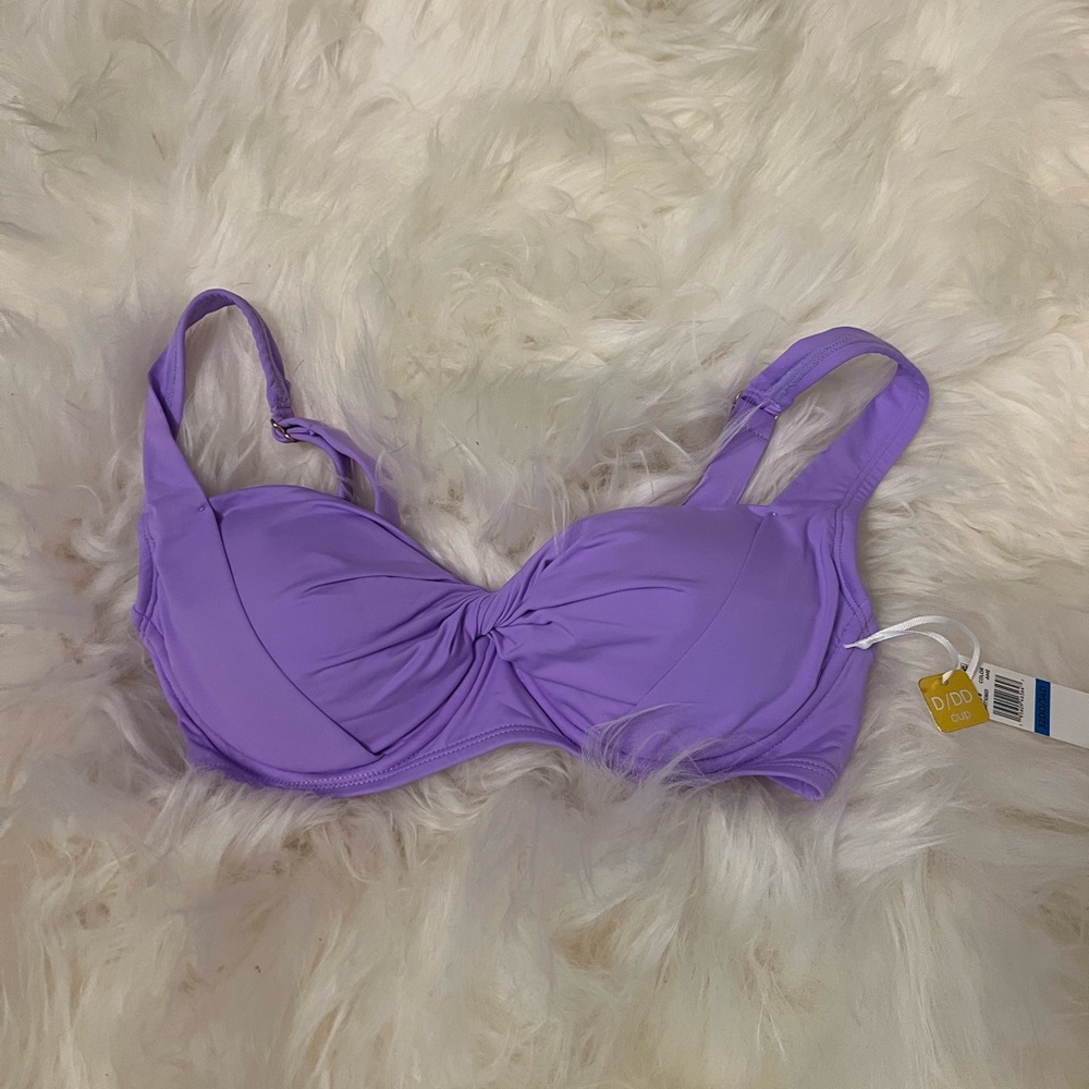 NWT Anne.Cole Amethyst Bikini top 32D/DD